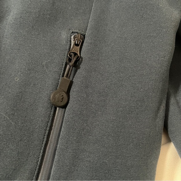 Apple Jacket Women XS Blue/Grn Full Zip Embroidered Logo Frnt/BackTech Employee - Picture 7 of 7